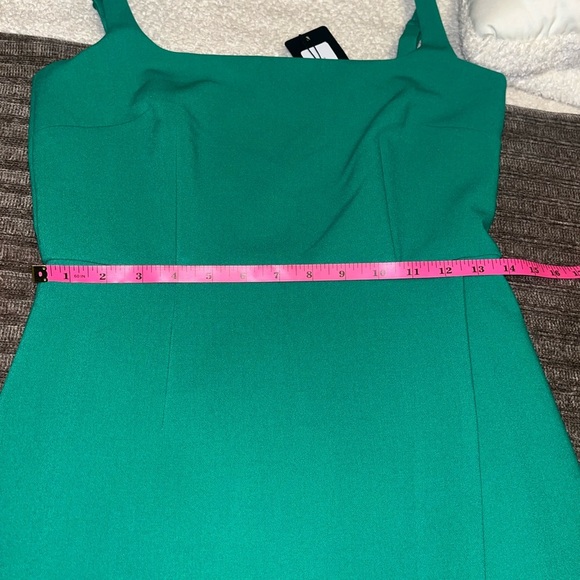 French Connection Green A-line Mini Dress - Picture 8 of 10